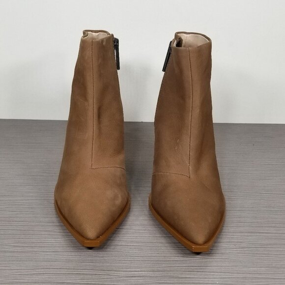 1 State Kelte Pointed Toe Bootie, Tan Leather, Womens Size 6 M / 36.5 - Picture 2 of 13